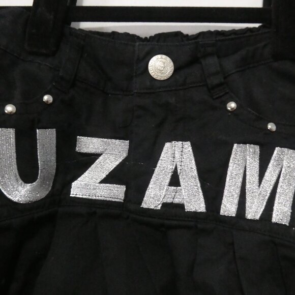 TUZAMA | 130/53 | Black Skirt with Silver Tuzama Lettering | NWOT - Picture 4 of 14